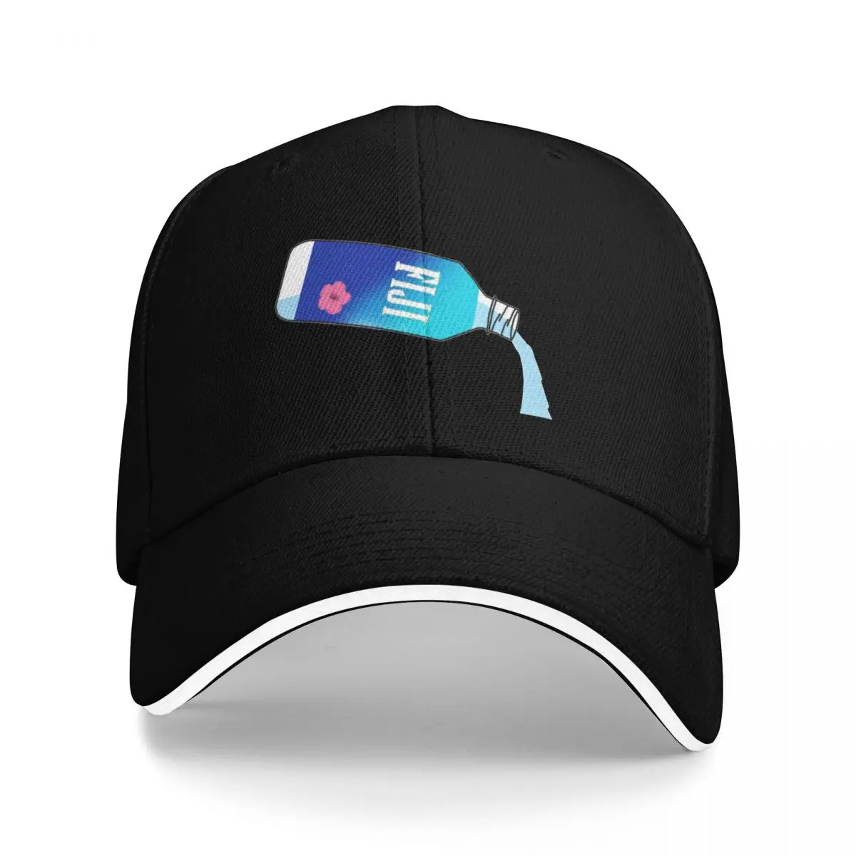 

Fiji water pouring out Baseball Cap Golf New In The Hat Vintage Caps For Women Men's