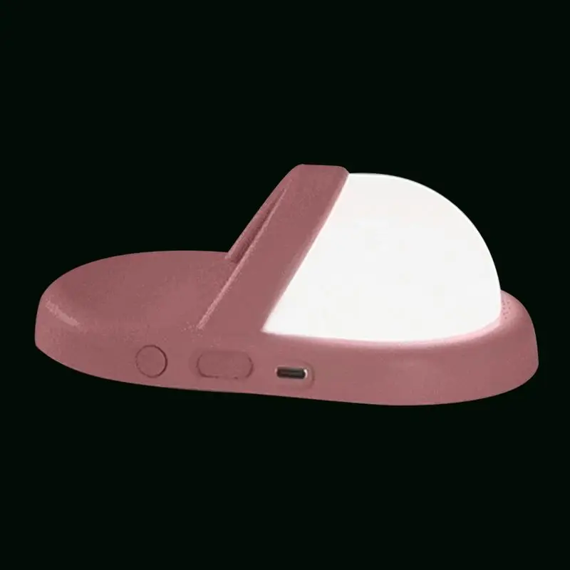 

Nursery Night Light Slippers Nightlight No-Glare 3 Brightness Slipper Shape Slipper Night Light For Home Apartment Workplace