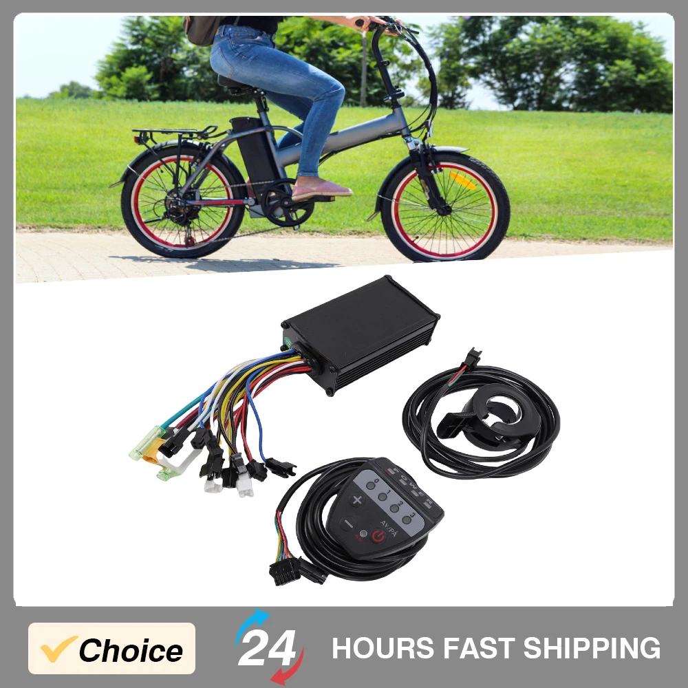 

LED Display Meter 3 Modes 15A Controller for Brushless Motor 130X Throttle Grip High Quality Electric Bike Modification Kit