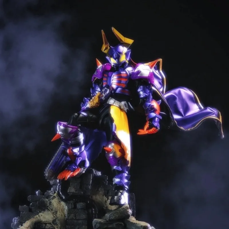 Handgefertigter tiefvioletter Umhang im Maßstab 1:12, zweifarbiger Rock, Zubehör für 6-Zoll-SHF-Kamen-Rider-Actionfiguren-Körpermodell – Detail 2