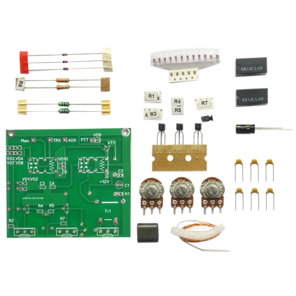 Imagem -06 - Qrm Canceller Eliminator Board para Rádio X-phase Banda hf 130 Mhz Ptt Control Terminado Eliminator Board Kit Faça Você Mesmo Jack Rca 13.8v 150ma