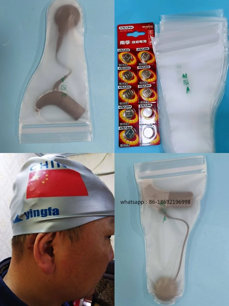 2026 New ound-resistant New Soft Version, Behind-the-ear All-in-one Machine,Universal Cochlear Implant Swimming Waterproof Cover
