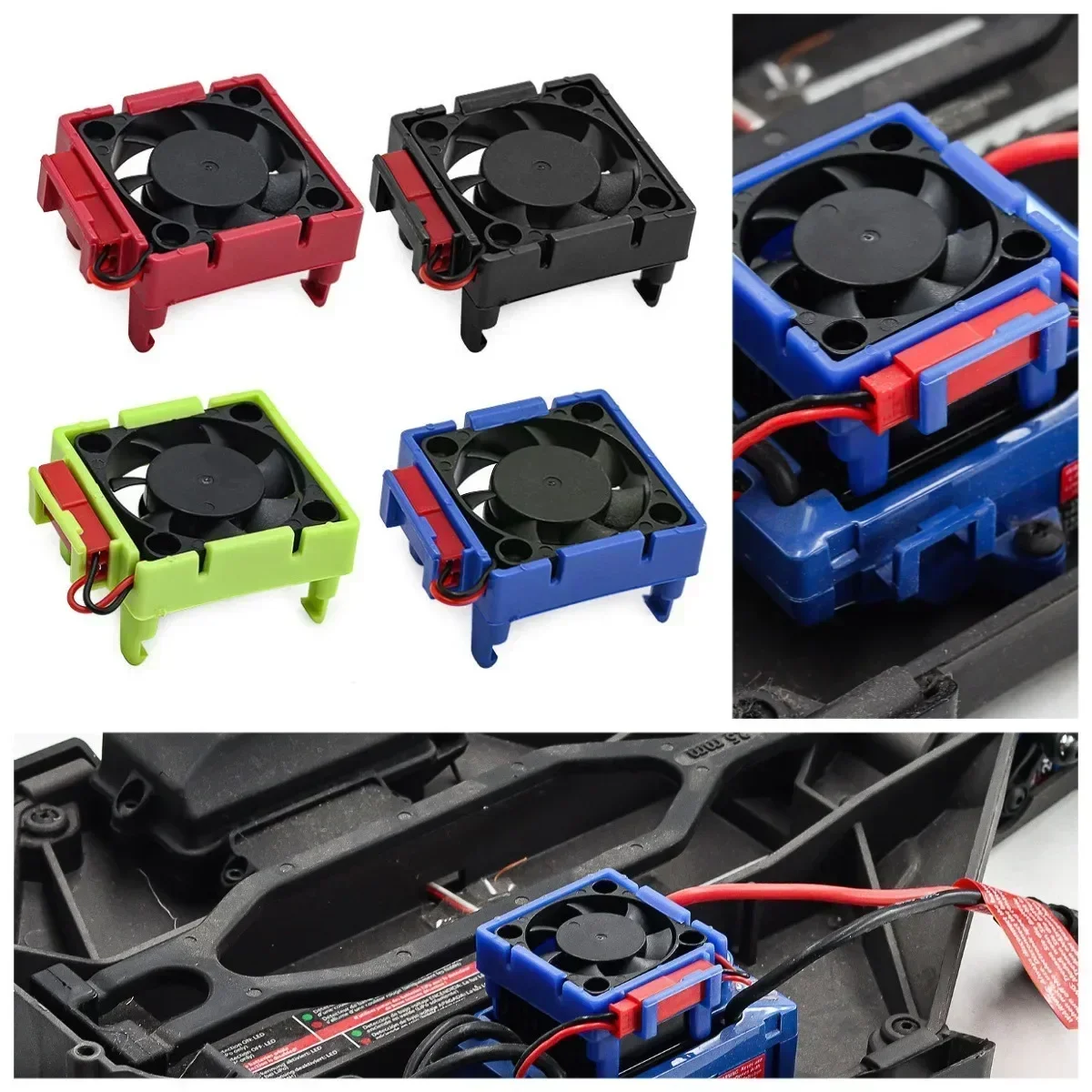 VXL-3S Velineon ESC VXL-3 VXL 3S Heat Sink Cooling Fan for Trxs Bandit Rustler Stampede Slash 2WD / 4X4 VXL Parts
