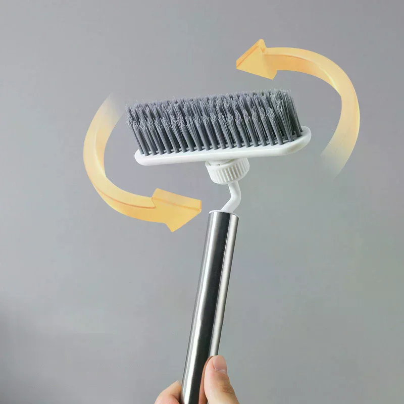 

Multi-functional Bathroom Crevice Cleaner, No Dead Angle Hard Bristle Brush, Floor Brush, Rotating Brush For Floor Crevices