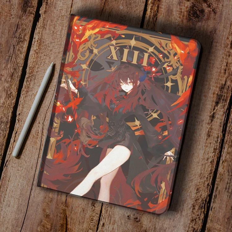 

Чехол Genshin Impact hutao для iPad 10.2 7th 8th 9th Air 2 3 Mini 2 3 5 6 7 Роскошный силиконовый чехол для iPad Air 4 5 iPad Pro11