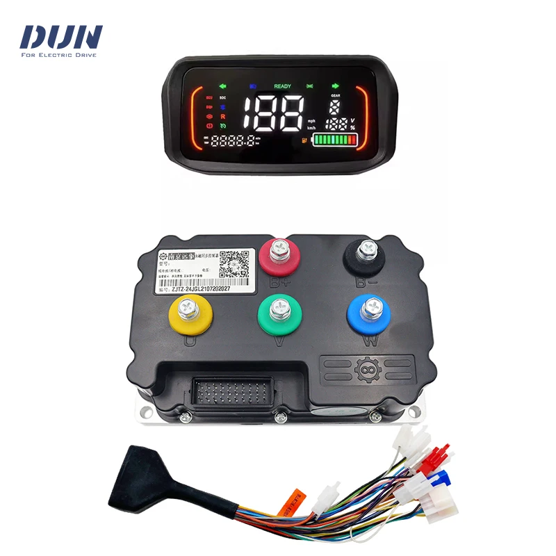 

Fardriver ND84530 84V DC 330A Peak 530A Hall BLDC Sine Wave Controller with N7 Display For 5000W Motor