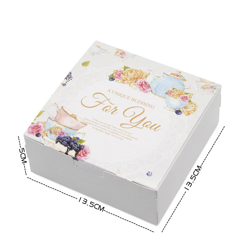 20/50pcs candy box wedding gift Flower Paper Boxes Party favors Packaging Birthday Cupcake thank you box bag decor