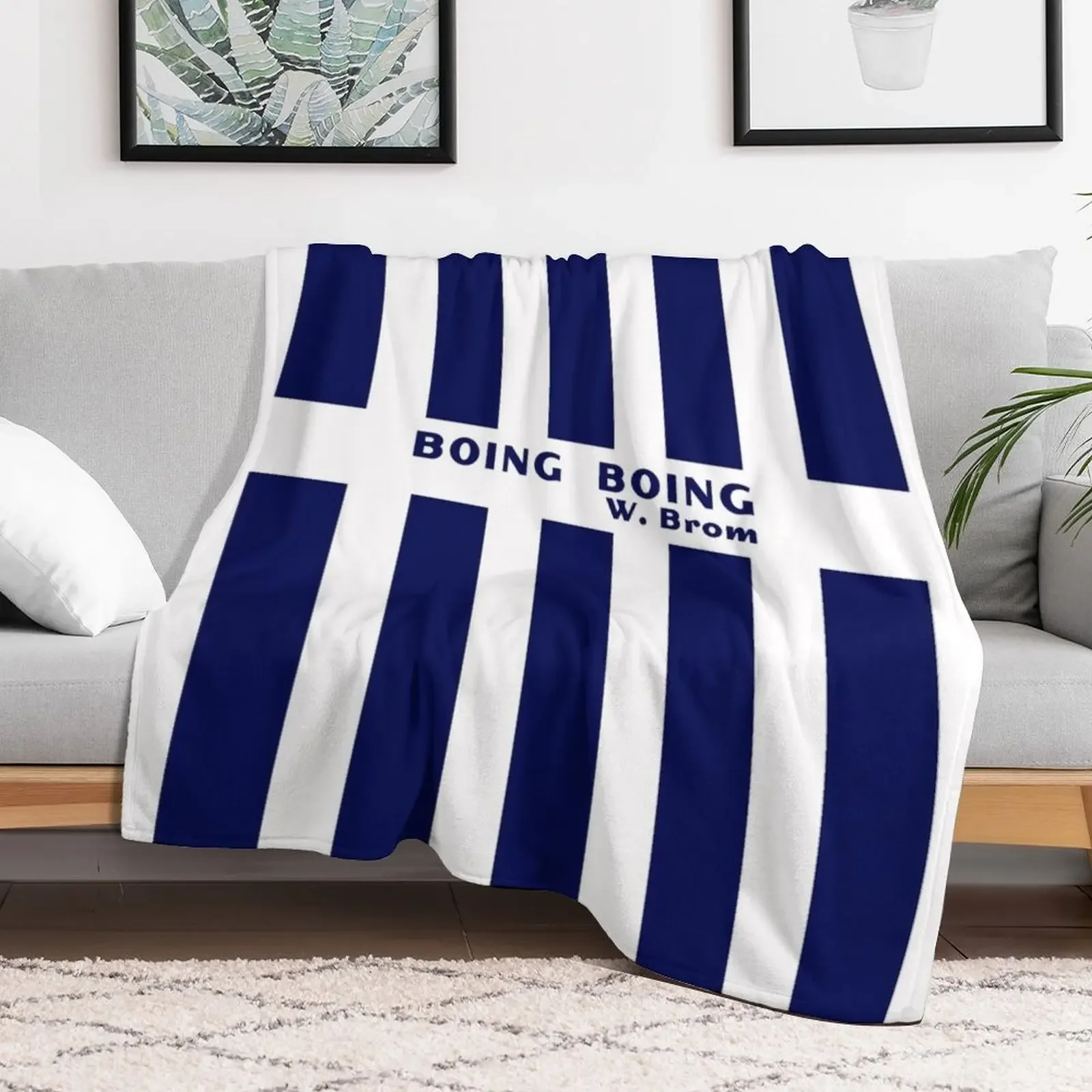 Boing Boing - W.Brom Throw Blanket Soft Summer Beddings Blankets