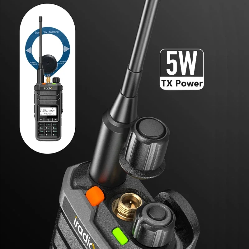 iradio UV-88 متعدد الموجات هام راديو HF UHF VHF ثنائي النطاق AM USB LSB CW CB LW MW SW SSB استقبال 1024 قنوات نفس Radtel RT-860