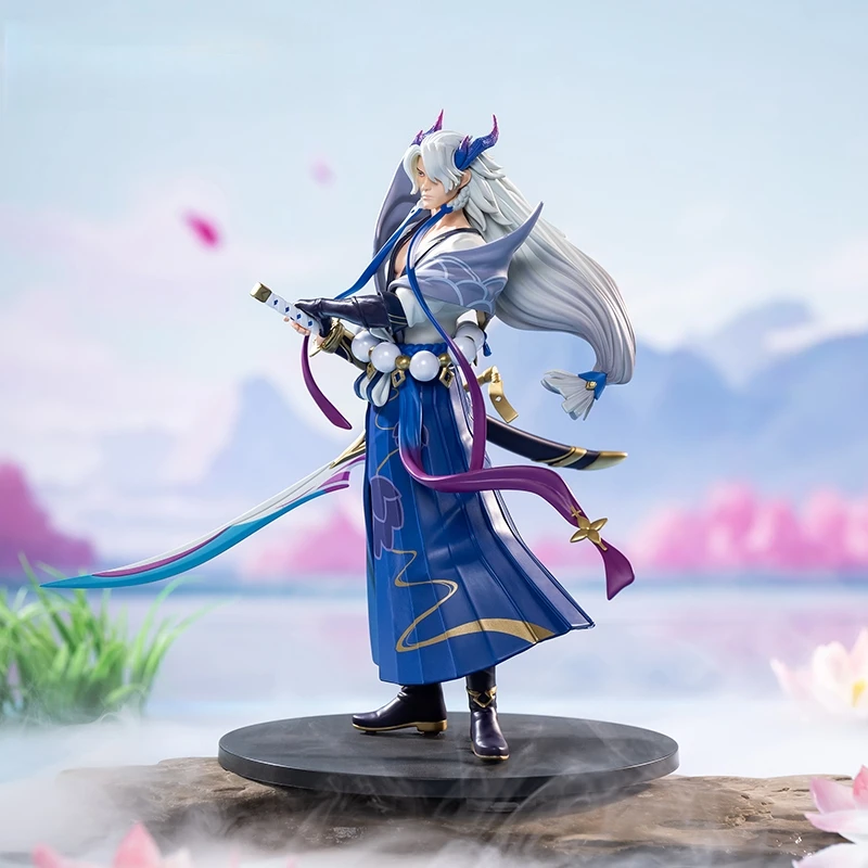 Nouveau Original Lol League Of Legends esprit fleur Yone jeu dramatique Statues 1/8 figurine modèle décorations de bureau