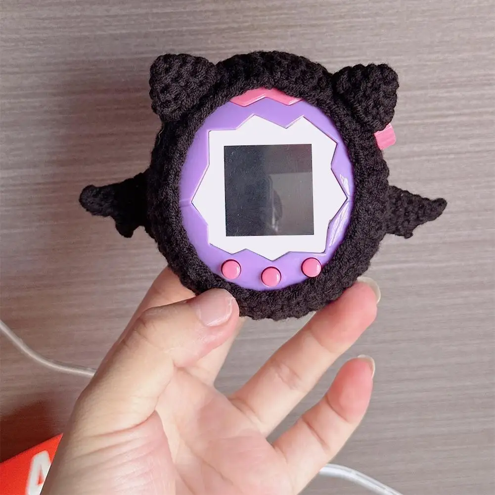 Tamagotchi Paradise 다채로운 수제 원사 니트 전자 애완 동물 게임 장난감 장식 액세서리 보호 케이스 커버 ﻿