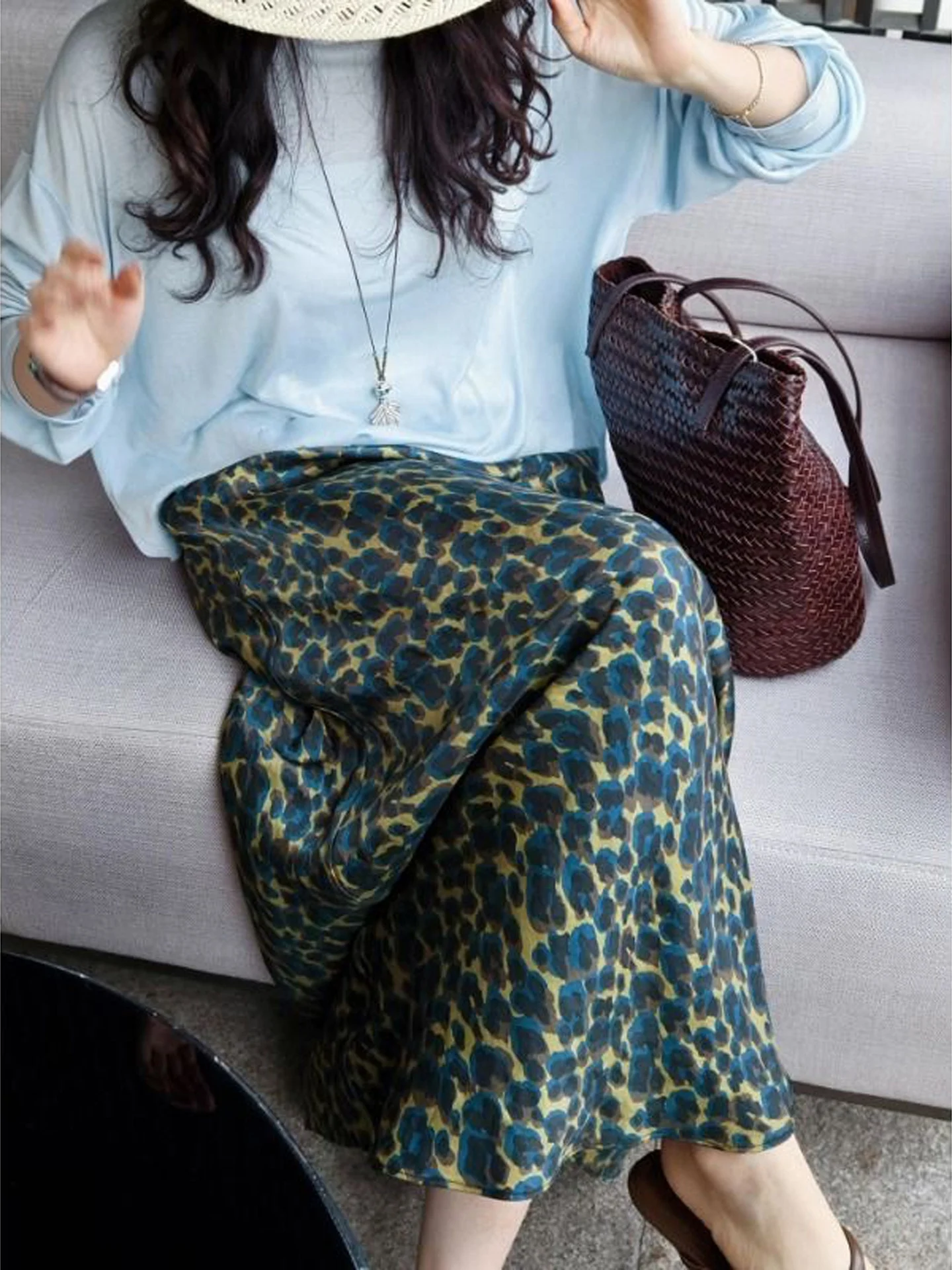 Retro Korean Style High Waist - Skirts ulasan dan harga