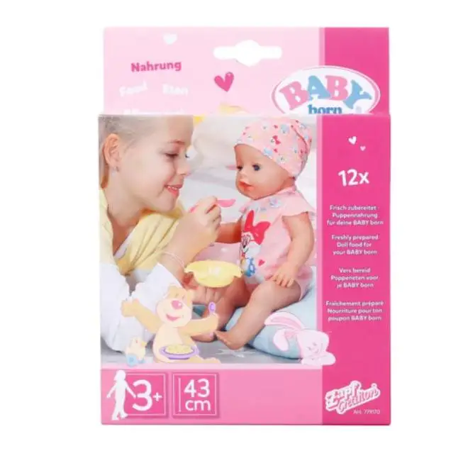 Baby born papilla para muñecos pack de 12 sobres Zapf creations
