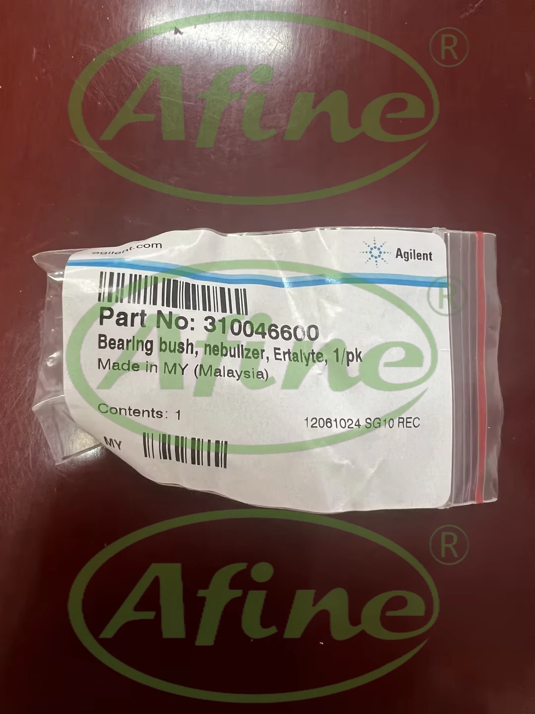 

AFINE Agilent 310046600 Ertalyte Bearing Bush for Mark 7 Nebulizer Spray Chamber