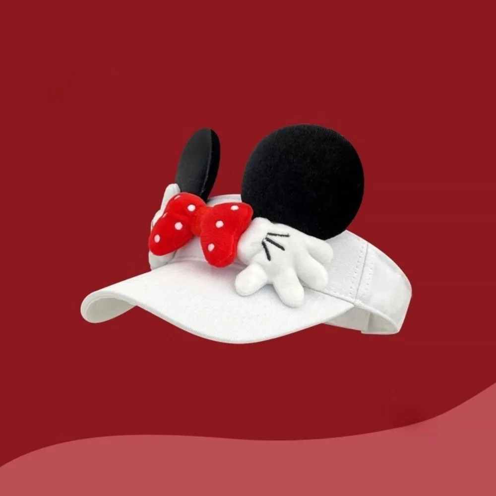 Cute Cartoon Mickey Hat Women's New Summer Fashion and Versatile Travel Sun Protection Peaked Hat Suitable for Outdoor Travel view 2