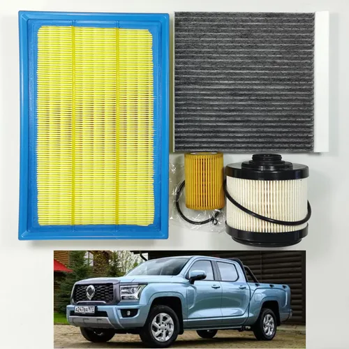 Imagen 1 del producto Juego de filtros para GWM Poer·KingKong JinGangPAO 2.0T Diesel KingKong Poer King Kong Power Pickup 2022-ahora 1111402 XED96 1109103 XKM01A
