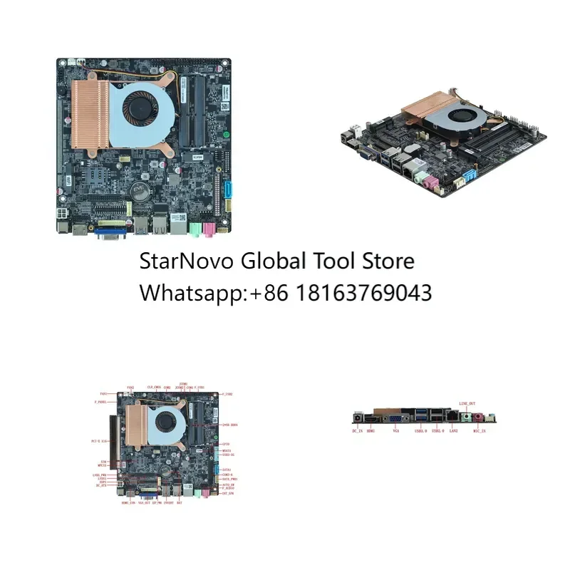 2026 Hot! ELSKY Zhaoxin KX6000 Mini ITX Motherboard with 4USB Support Windows 10 for Computer