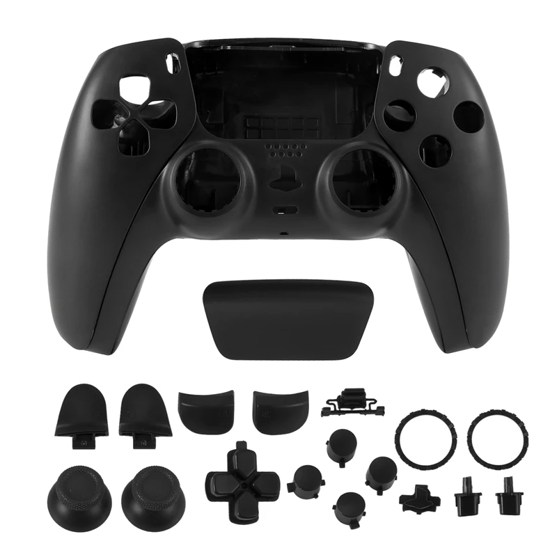 ABYC pièce de réparation pour PS5 BDM-010 boîtier de contrôleur coque de contrôleur de jeu avec boutons noir