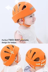 Baby Protective Helmet Boy Girls Anti-collision Safety Helmet Infant Toddler security & Protection Soft Hat for Walking Kids cap