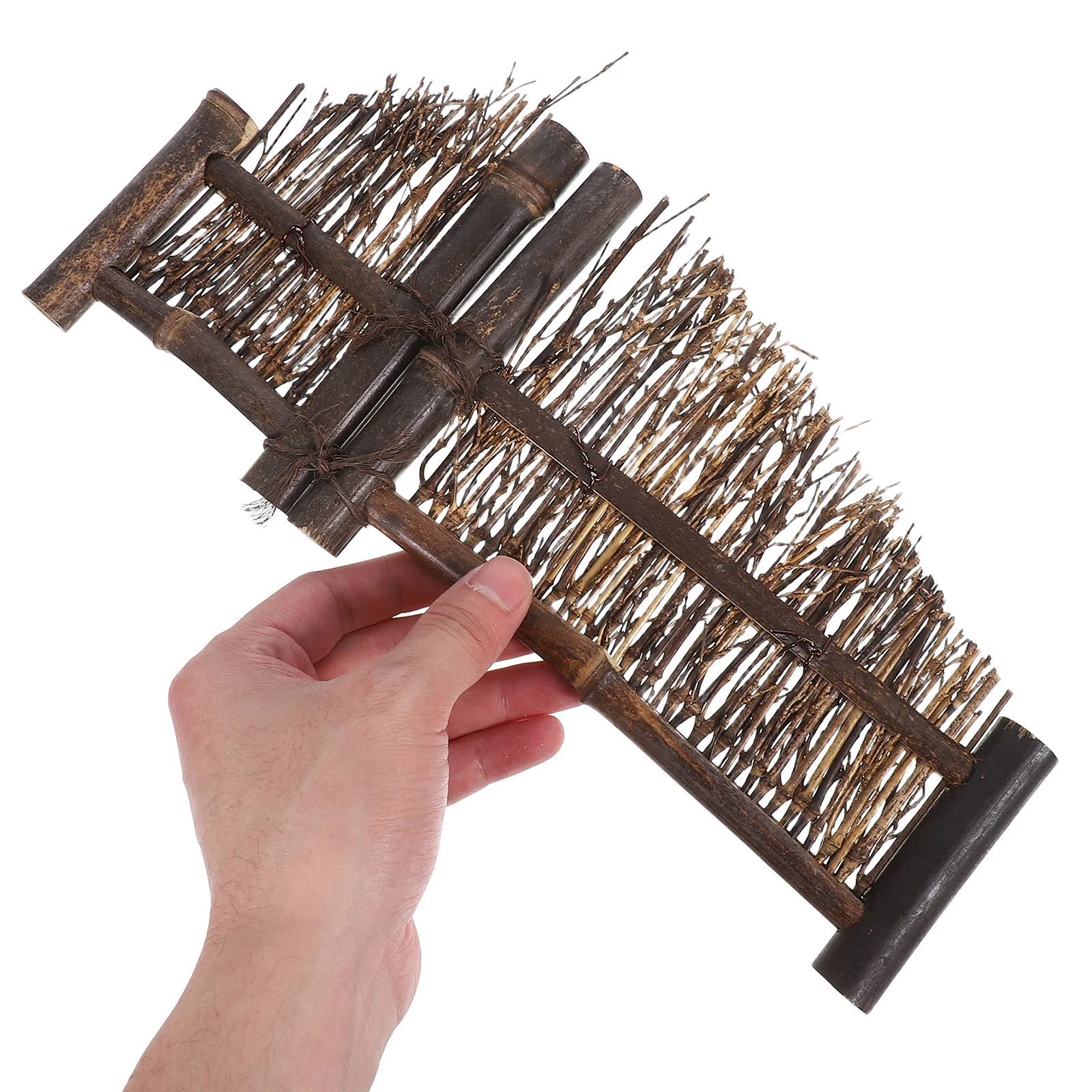 

1pc Micro Landscape Fence Miniature Ornaments Garden Accessories Bonsai Decorative Display Fairy Garden Outdoor DIY Decor