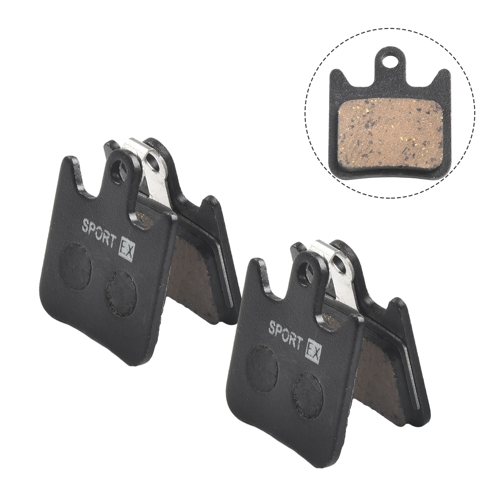 Professional grade Resin Disc Brake Pads for Hope Tech X2 Bike Bicycle Improve Your Riding Experience (2 Pairs)