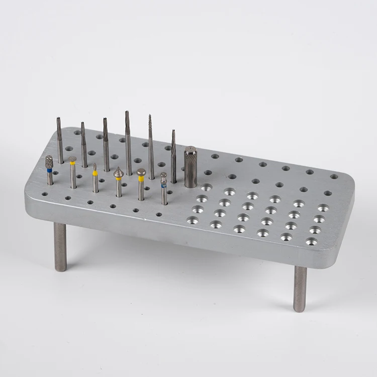 ZOGEAR DI052-1 72 Hole Diamond Aluminium Endo Bur Block