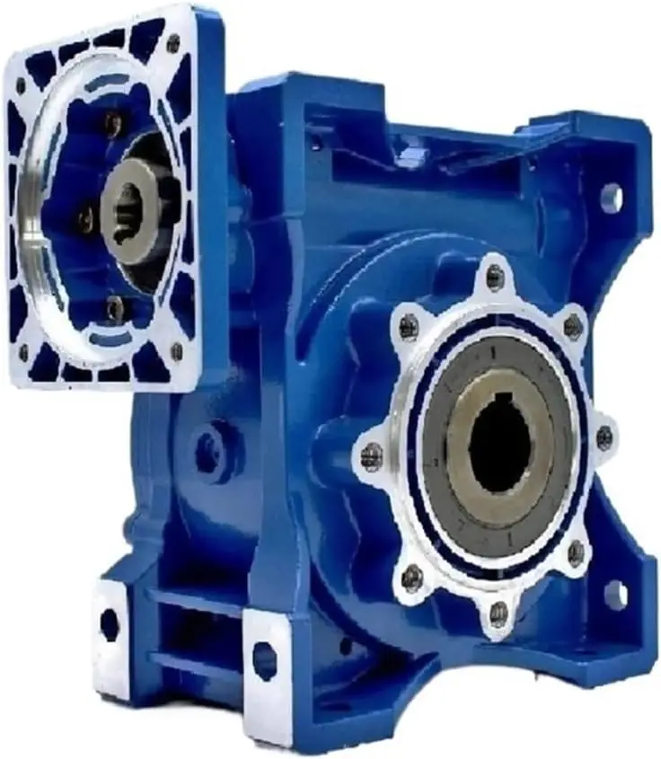 Worm Gearbox Speed Reducer Nmrw090 Rw90 Input19/22/24/28Mm Output 35Mm Ratio 5:1/100:1(Ratio 80 To 1,Input 19 Fl-80B5)