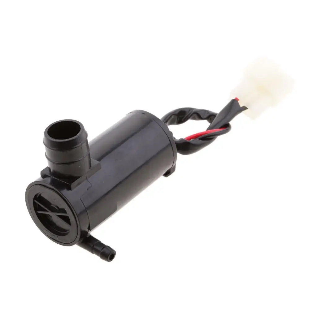 Universal Windshield Washer Kit Plastic Washer Injectors Fluid Motor 12V for Clean Windshield Driving