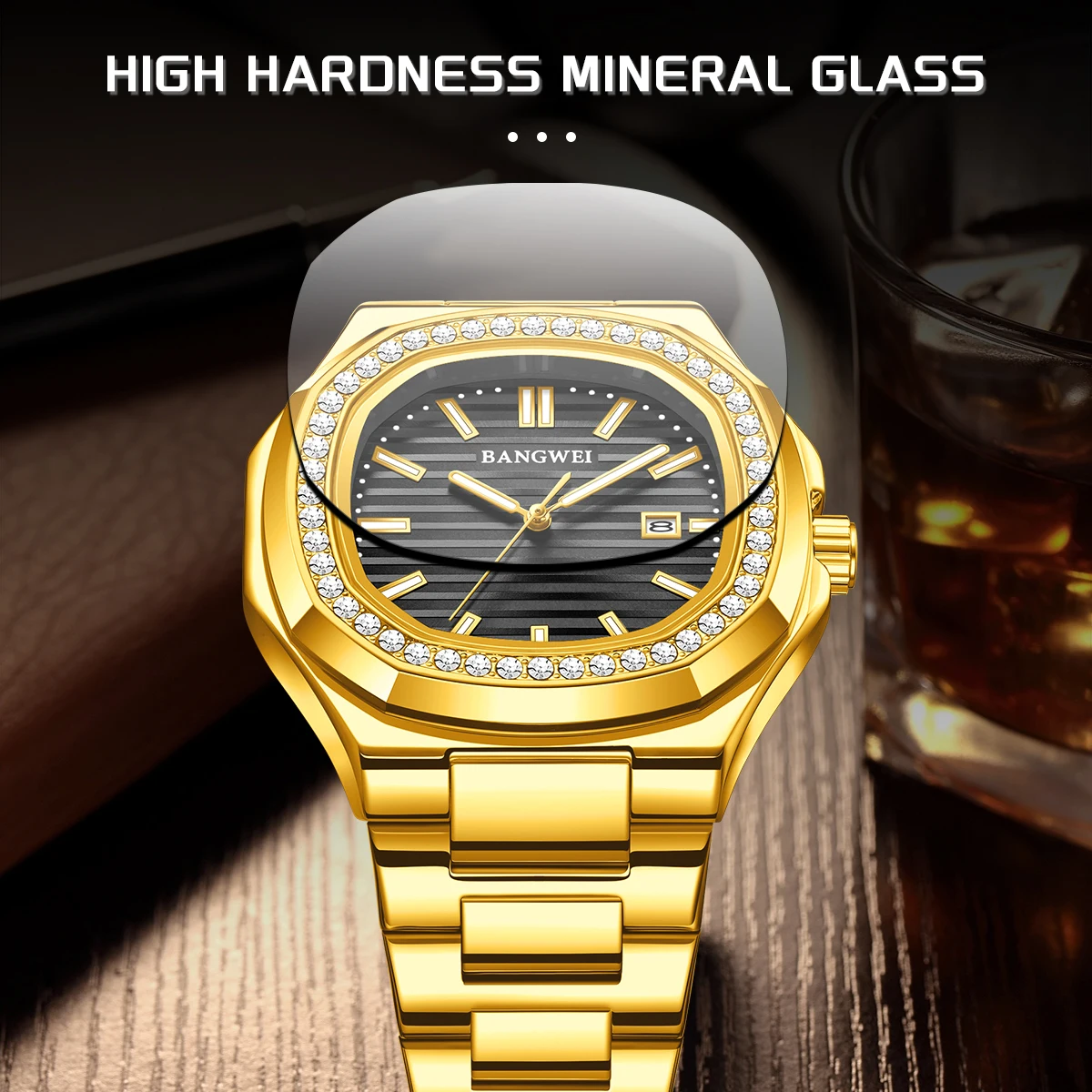 2026 LIGE แบรนด์เดิมนาฬิกาข้อมือผู้ชายส่องสว่างกันน้ำสแตนเลสผู้ชายนาฬิกาวันที่แฟชั่นหรูหราควอตซ์ผู้ชายนาฬิกา