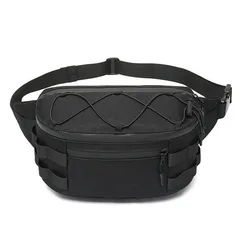 Bandolera de hombro para hombre y mujer, bolso de cintura impermeable, ligero para el pecho, antirrobo C