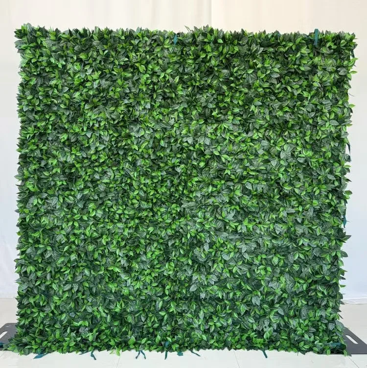 

Decoration Faux Boxwood Panels Hedge Backdrop Artificial Plant Grass Green Wall Panel For Wedding