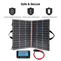 Foldable Solar Panel 40W 60W 80w 100W 150w Portable Photovoltaic Solarpanel for Hiking Power 12v Battery Charger