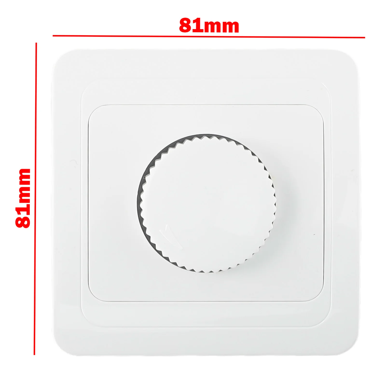 High Quality Home Rotary Dimmer Switch Trailing Edge 4 To 300W AC 200V-250V For Halogen Light European Standard