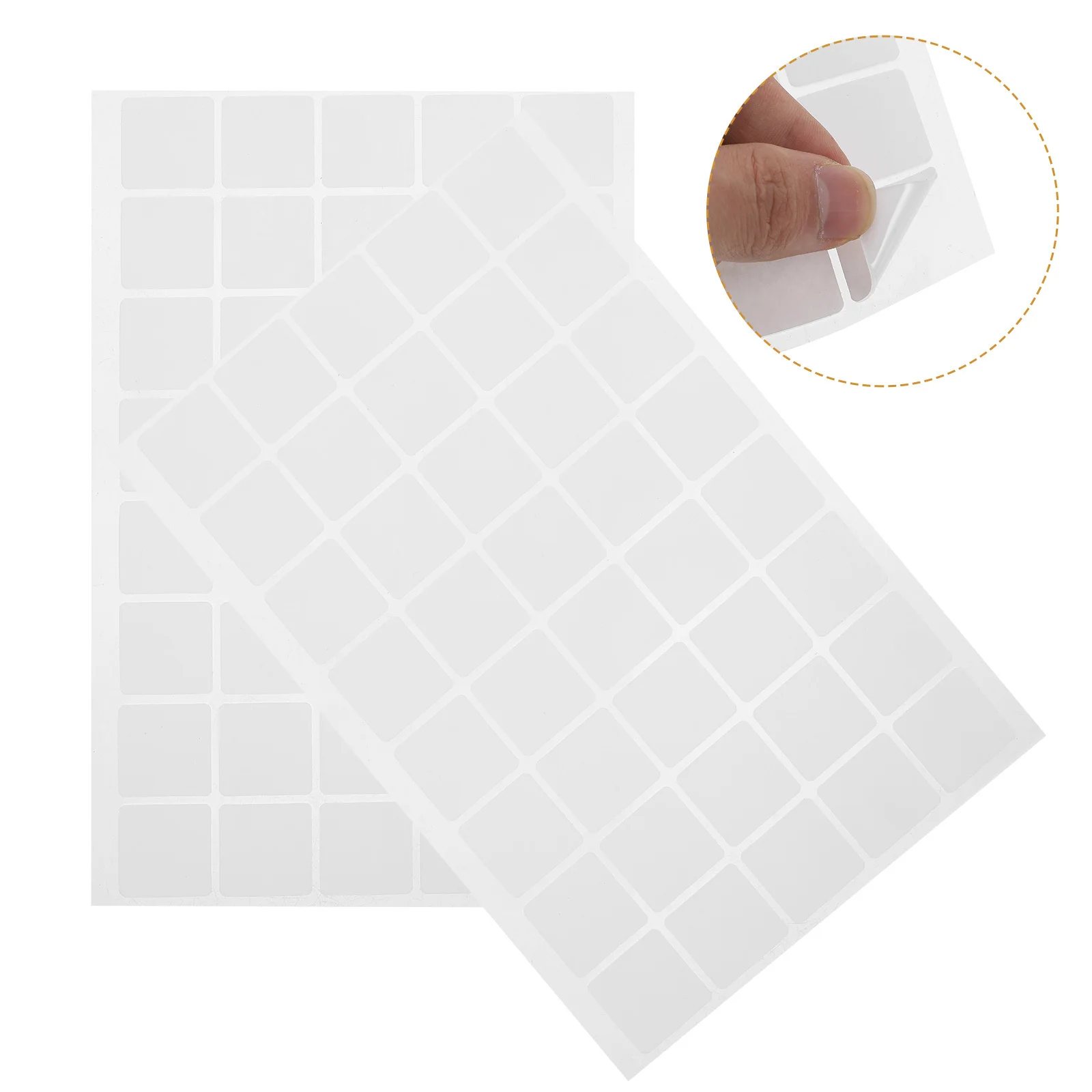 80pcs Double Sided Installation Tape Clear Removable Mounting For Wall Decor Photos Posters Balloons Scrapbooks Paint Safe