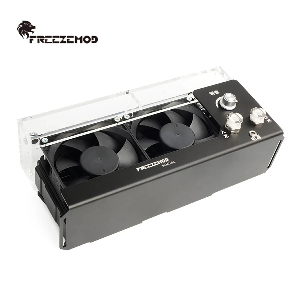 FREEZEMOD ภายนอกระบายความร้อนด้วยน้ำ Dock AIO หม้อน้ำความร้อนโมดูล1200Ml สำหรับ Notebook PC