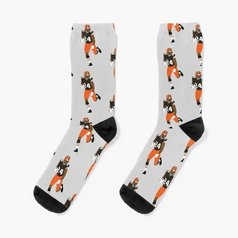 

Nick Chubb! Socks New year's floral sports stockings Men's Socks Women's