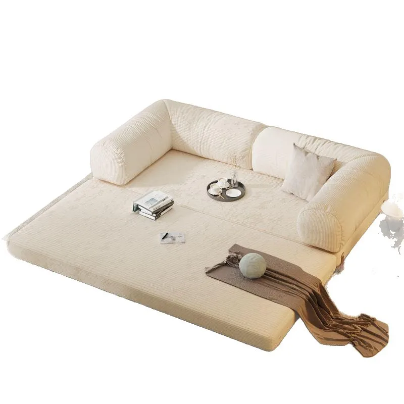 Toast sofa bed, folding dual-purpose, small apartment, multi-function, pull-out and retractable, double sofa