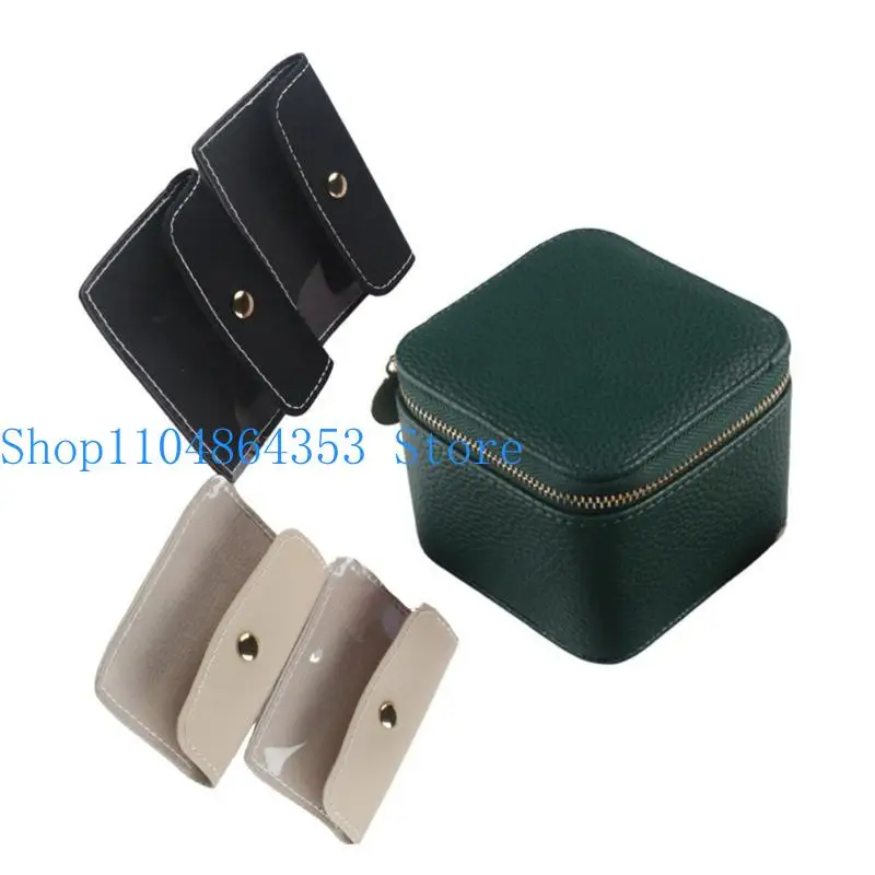 652F Portable Jewelry Holder with 4 Jewelry Bags Practical Jewelry