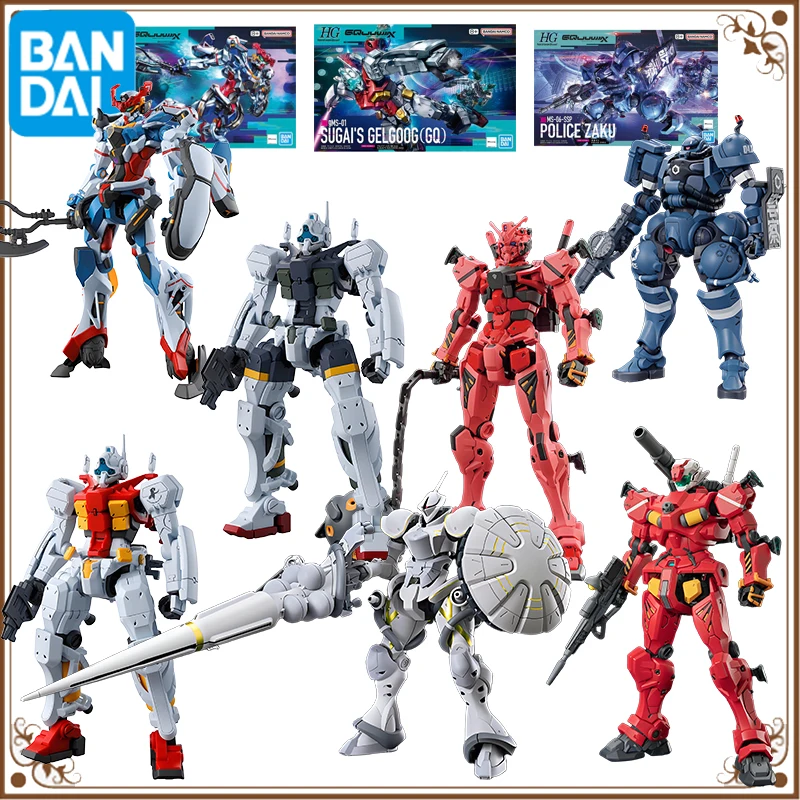 

Bandai Original GUNDAM HG Series Gundam GQuuuuuuX MS-15/H XAVIER'S GYPOLICE ZAAnime Action Figure Assembly Model Toys