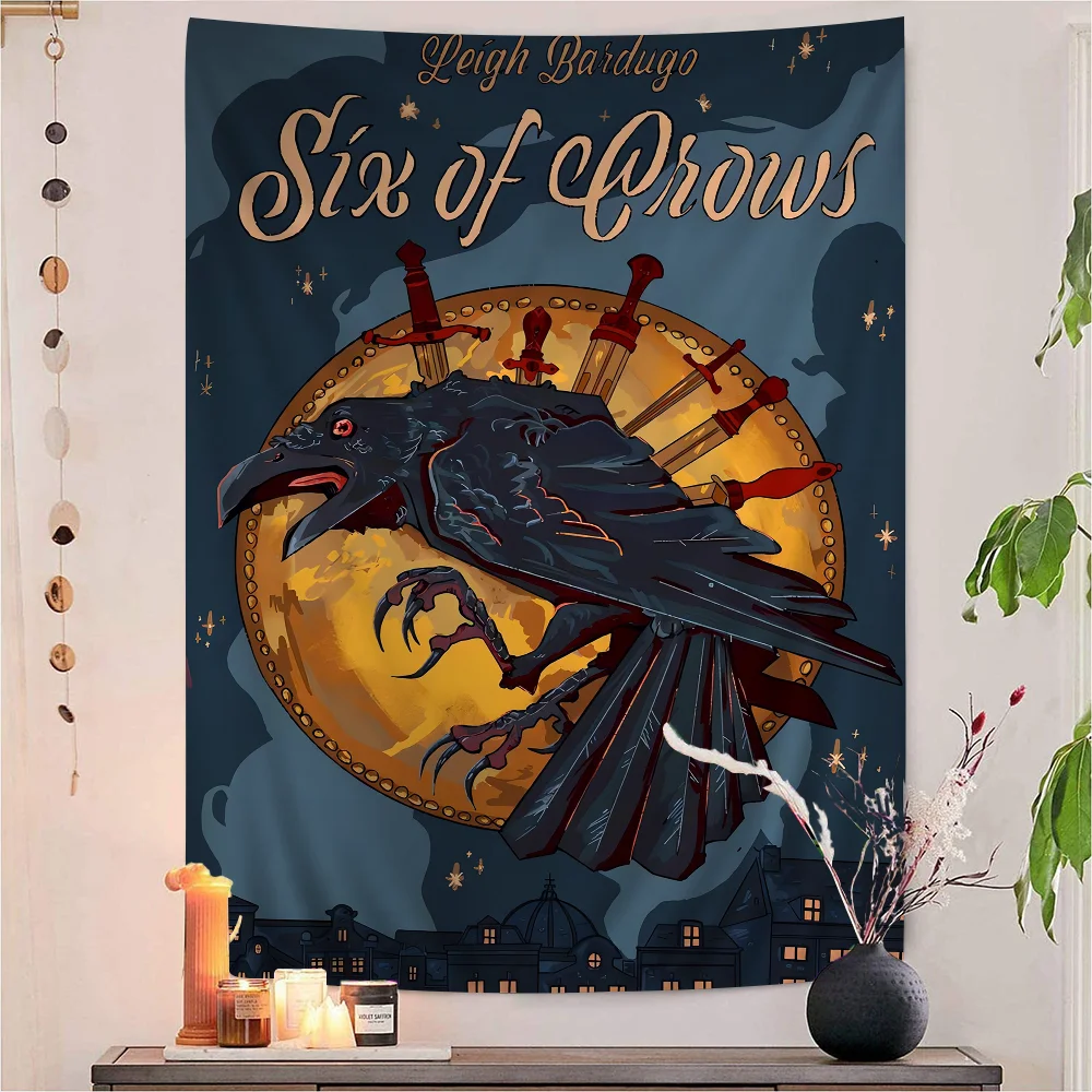 

Welcome To Ketterdam Six Of Crows Anime Tapestry Indian Buddha Wall Decoration Witchcraft Bohemian Hippie Wall Hanging Sheets