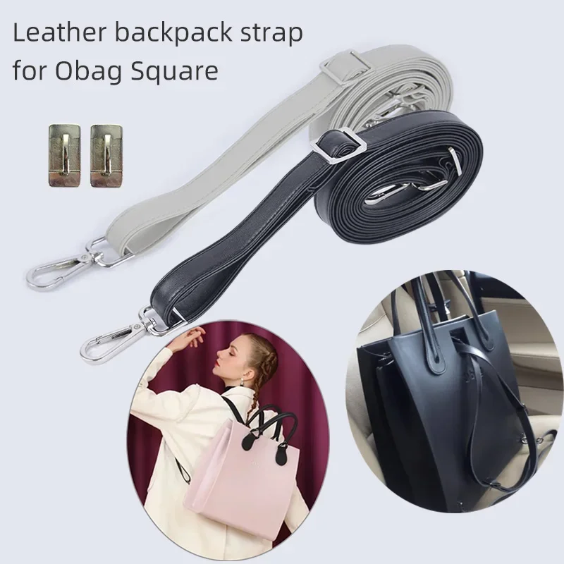 New Fashion Obag O Square Bag Backpack Leather Strap Belt Accessories Women's Bag Shoulder Strap