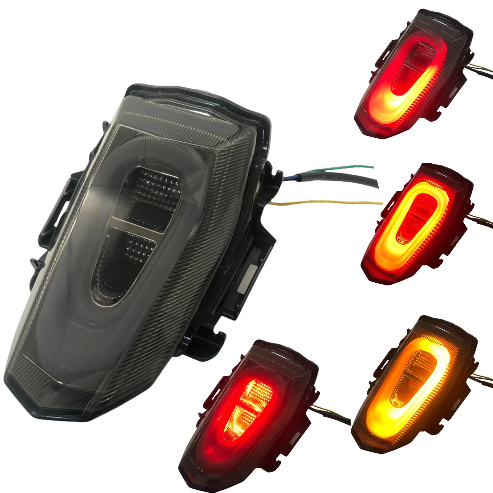 

Motorbike Rear LED Brake Light Taillight Integrated Turn Signal Indicator For YAMAHA R15 V3 V4 R15M