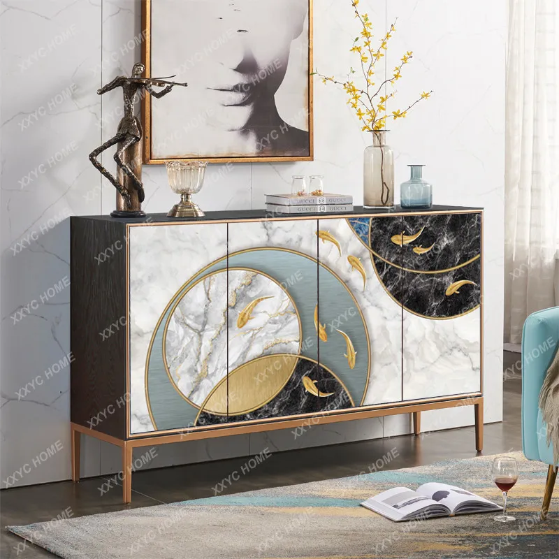 

Door shoe cabinet Modern simple entrance cabinet Light luxury foyer partition locker