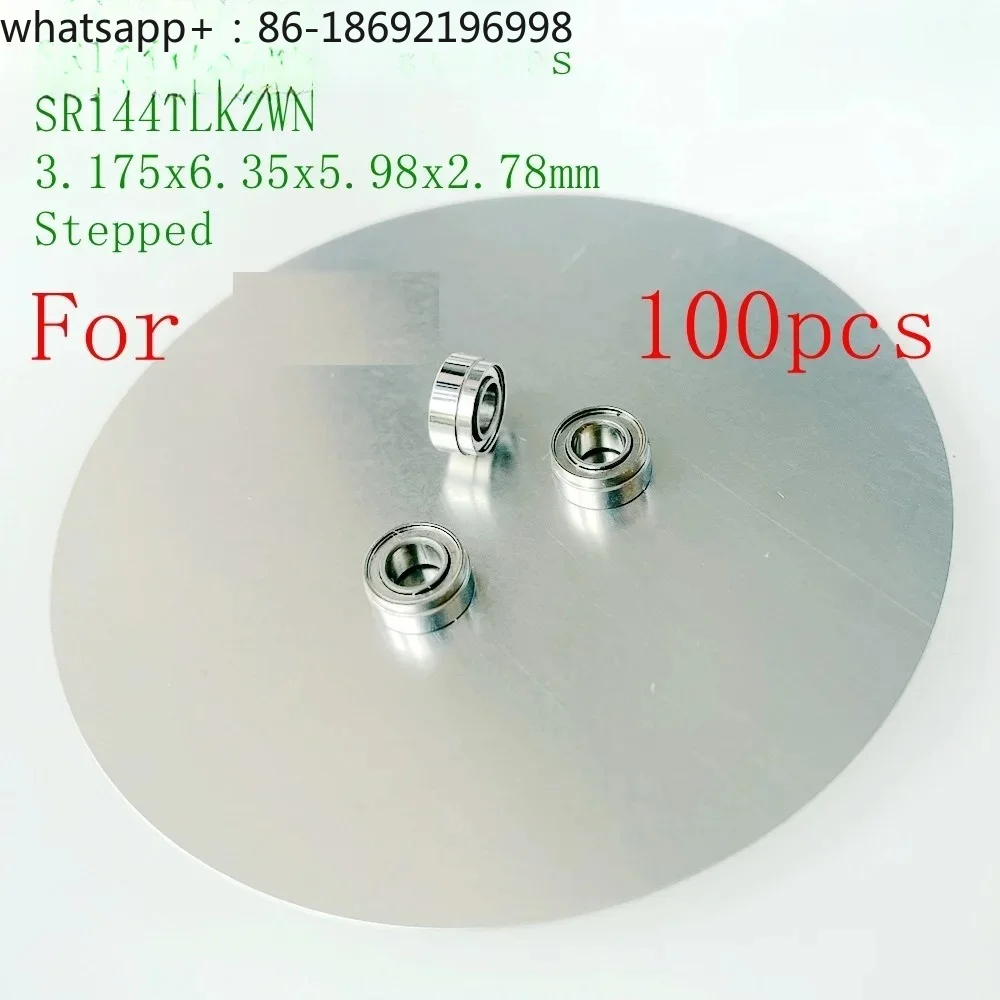 100pcs Handpiece Dental  Bearings SR144TLKZWN 3.175x6.35x5.98x2.78mm for KV505/605/625/636