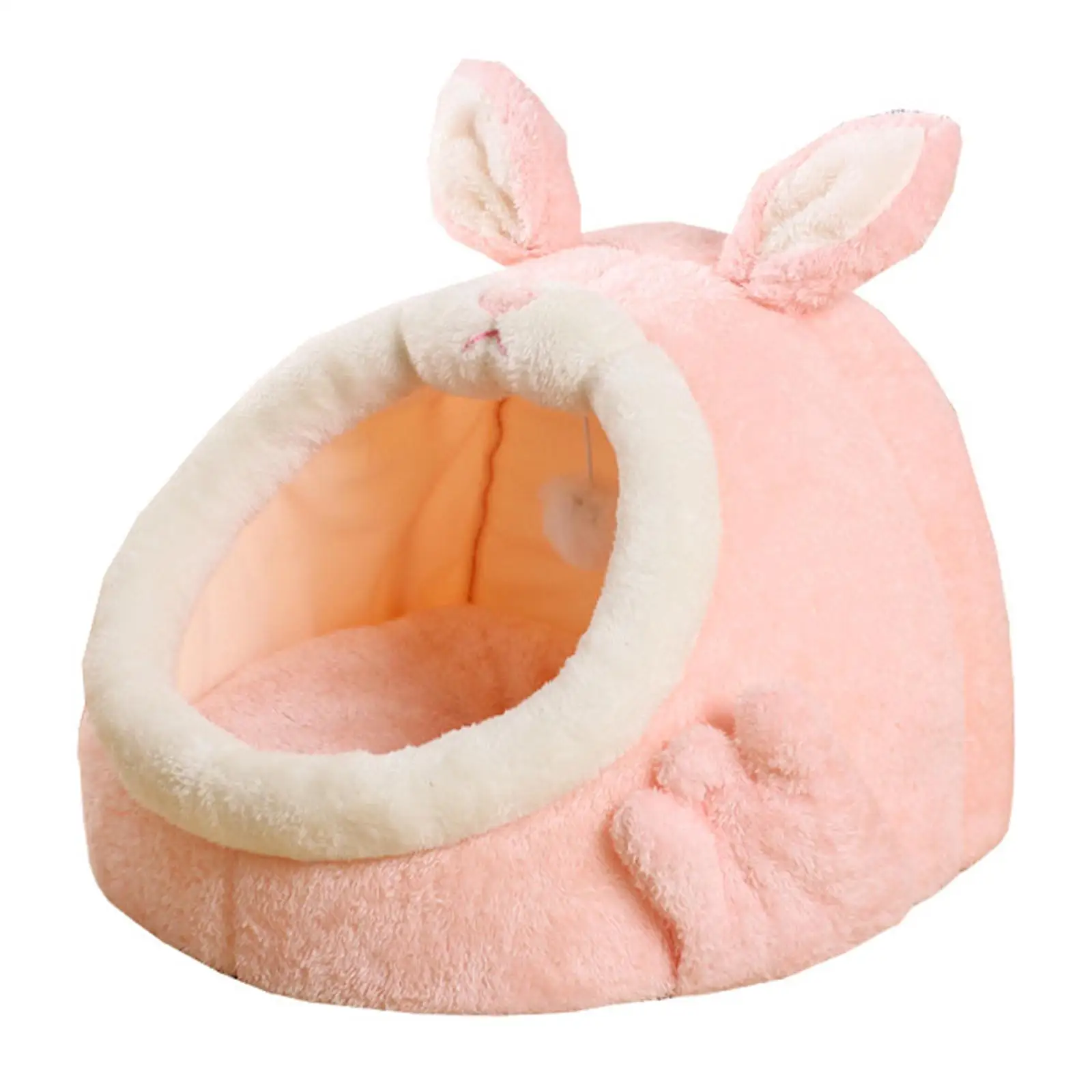 Cats Cave Bed Cat Privacy Space Anti Slip Tent Bed Removable Soft Cushion for Rabbits Indoor Cats Puppy Pig Small Dog