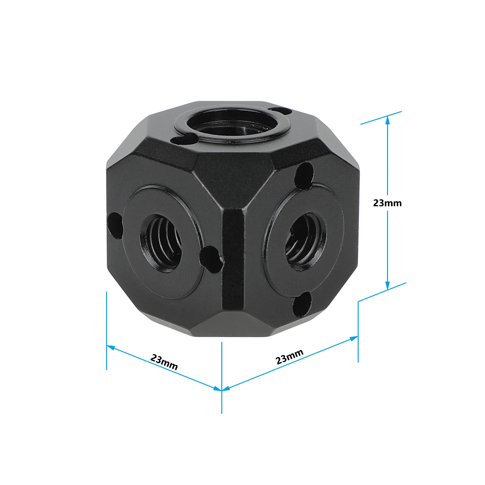 Kayulin Universal Tripod Screw Hole Adapter Magic Cubic Mount For Microphone Monitor LED Light