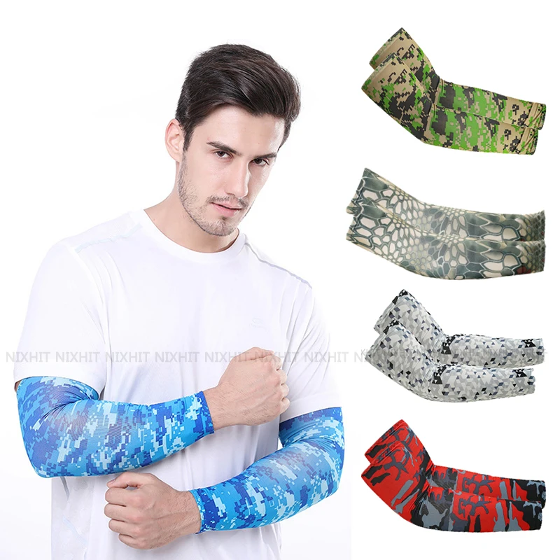 

Рукава охлаждающие унисекс 2 шт., спортивная защита от УФ-лучей для бега, рыбалки, велоспорта, Быстросохнущий нагреватель для рук