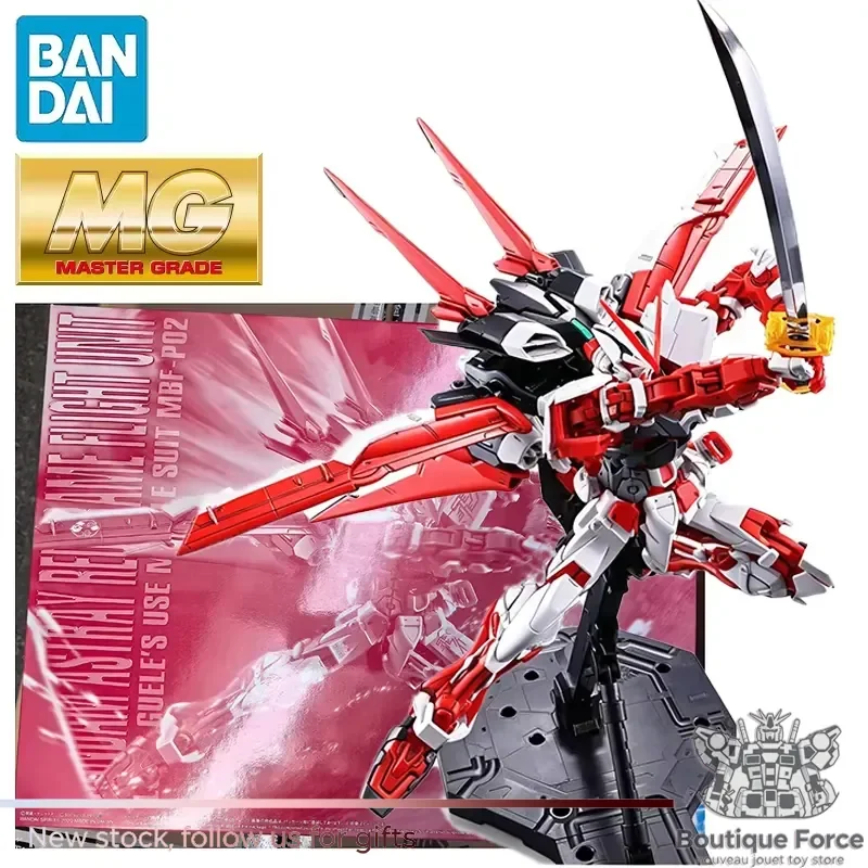 

BANDAI PB LIMITED MG 1/100 Gundam Astray Red Frame Flight Unit Anime Action Figure Assembly Model Toy Official Licensed