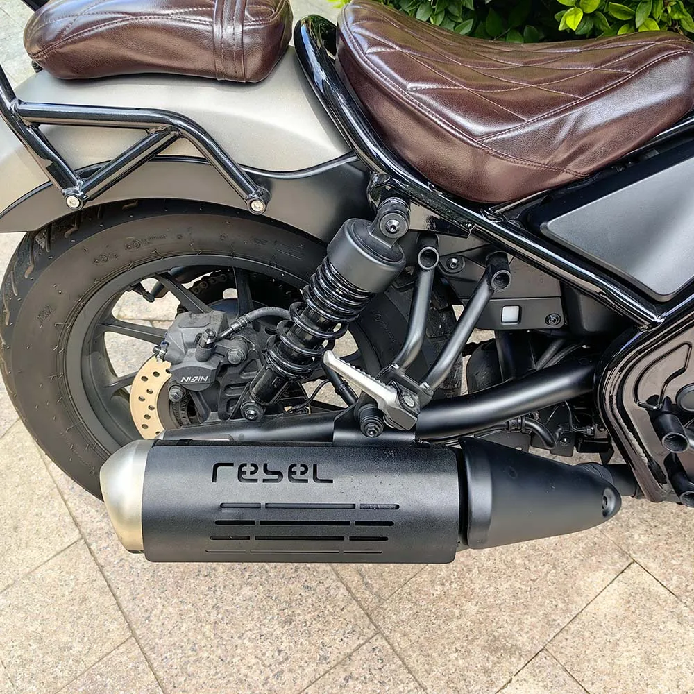Für Honda Rebel CMX 300 500 250 CMX300 CMX500 2017 - 2024 Zubehör Auspuff Schalldämpfer Hitzeschutz Anti-Verbrühungsabdeckung – Detail 4
