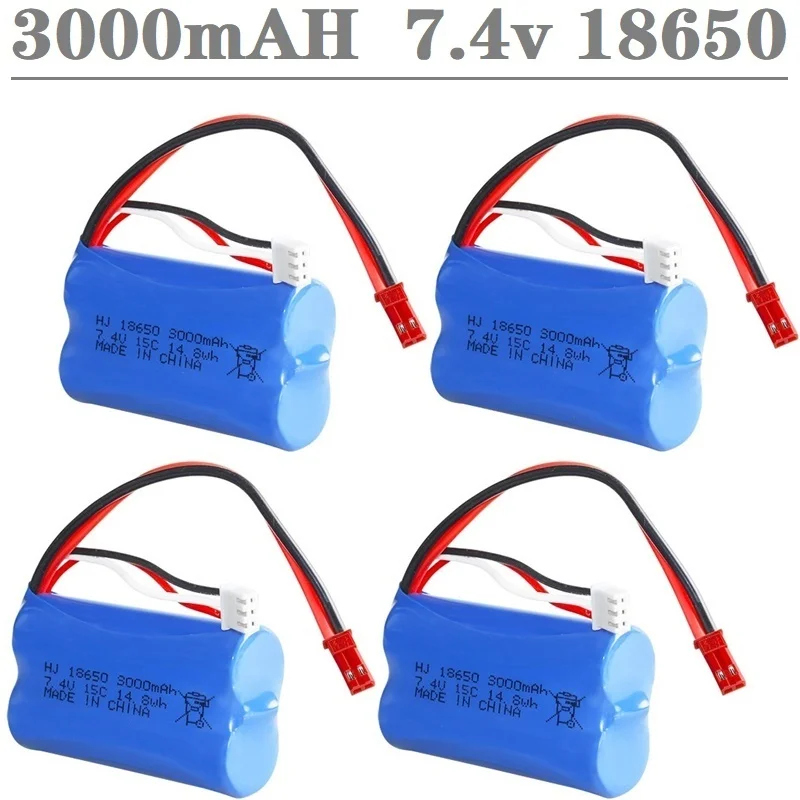 

Upgrade JST 2S 7.4V lipo battery For HuanQi 957/948/848B/827B/823/955/956/957/948 MJX F45/T55 Remote Control Toys parts 18650